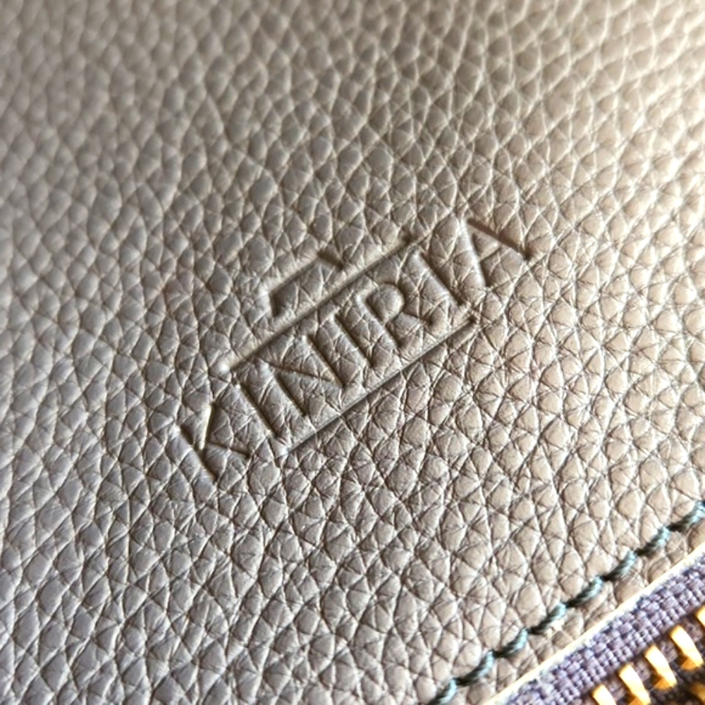Kiniria Bluish/gray Leather Crossbody - Picture 2 of 11